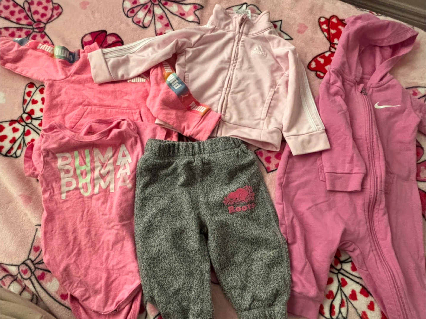 Baby Girl's Clothing Bundle - Puma, Adidas, Nike, Roots