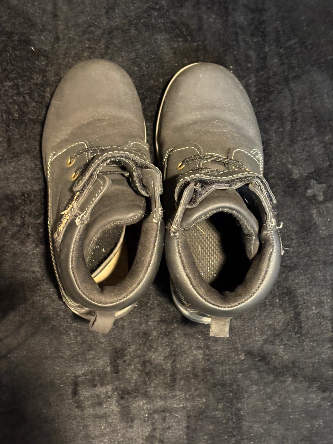 Black Youth Work Boots yelllow boots - photo 3