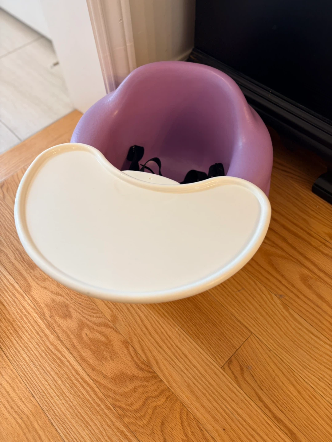 Purple and blue bumbo Baby Booster Seats with Tray - photo 2