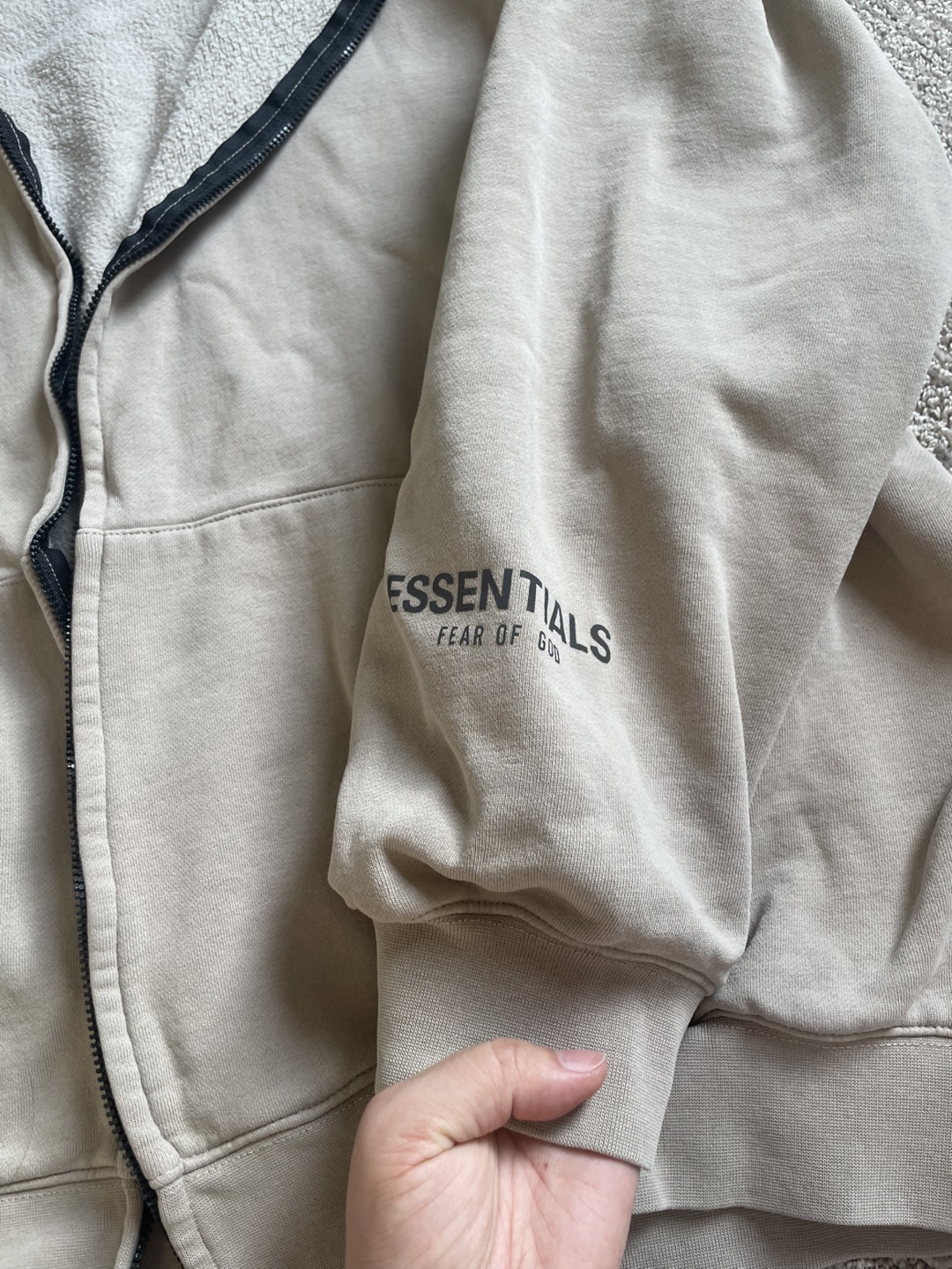 Essentials Fear of God Full Zip Hoodie - XL - photo 4
