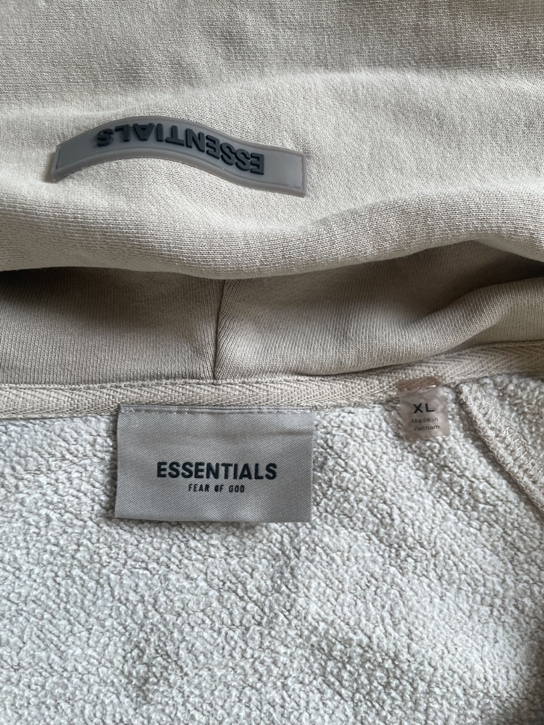 Essentials Fear of God Full Zip Hoodie - XL