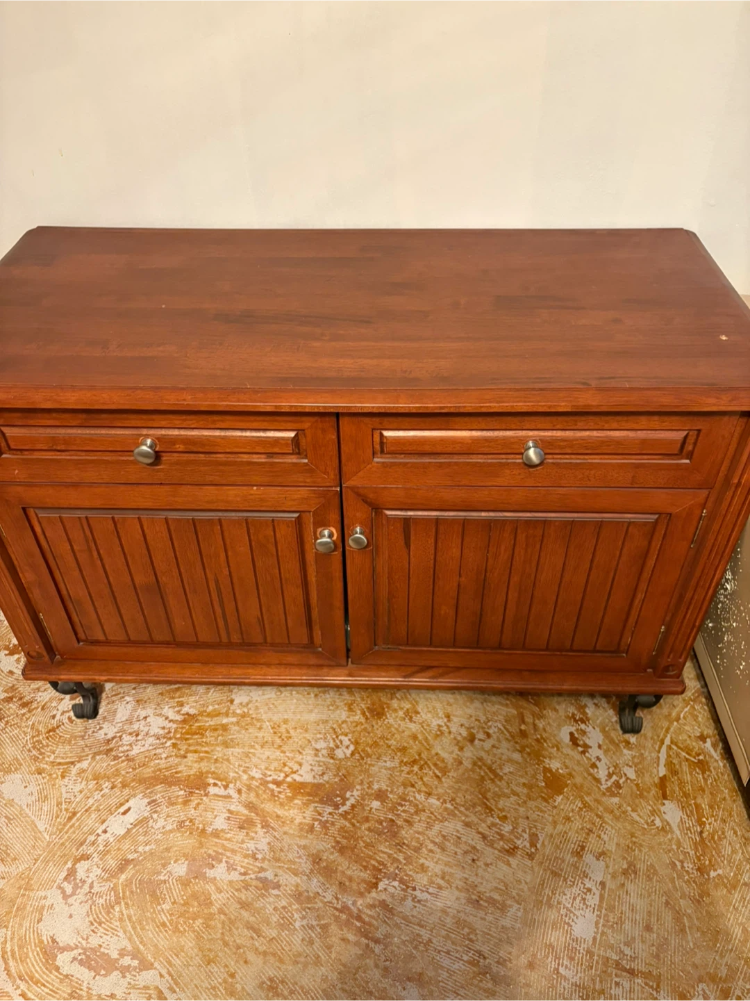 Wooden Cabinet with rod iron legs - photo 2