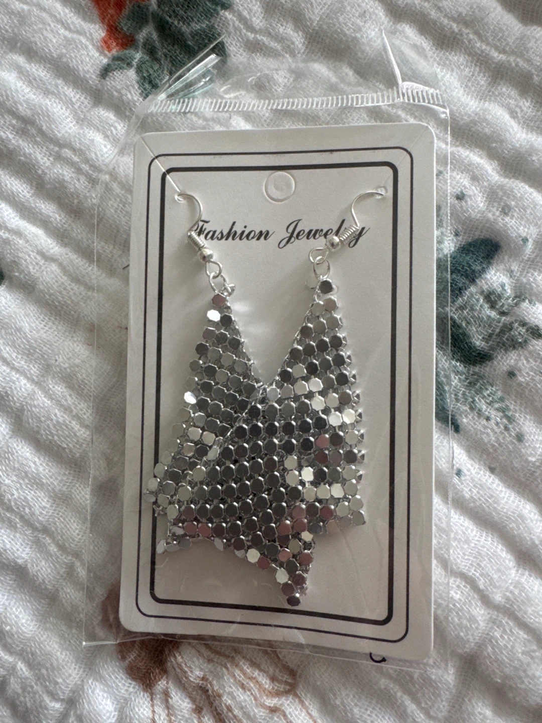 Silver Geometric Fashion Jewelry Earrings