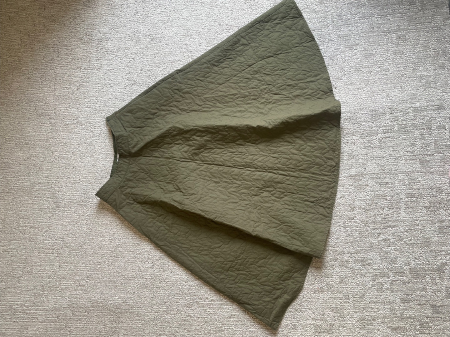 Uniqlo JW Anderson Quilted Skirt - Olive Green - photo 5