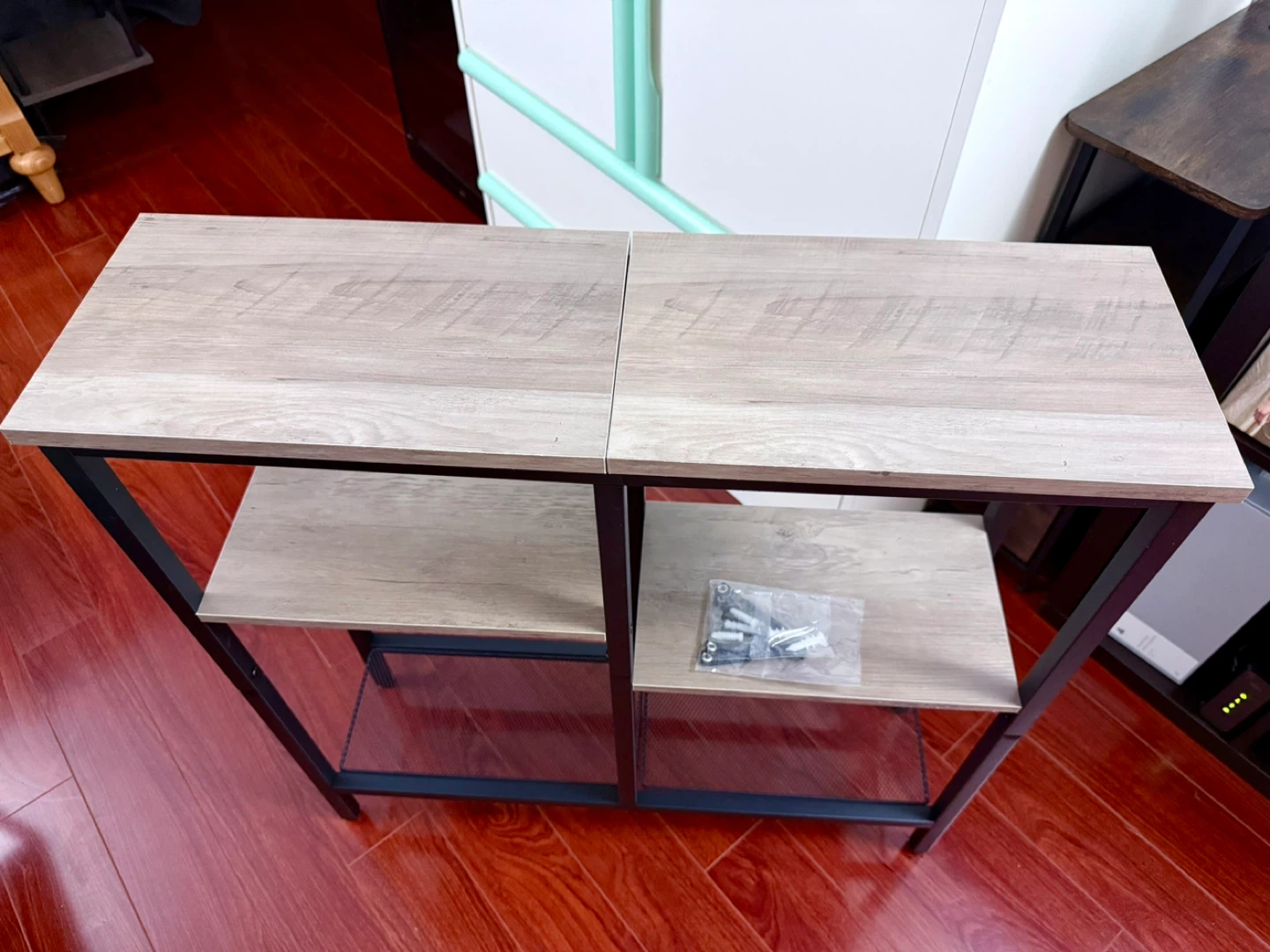 NEW 3-Tier Console Table with Shelves - photo 2