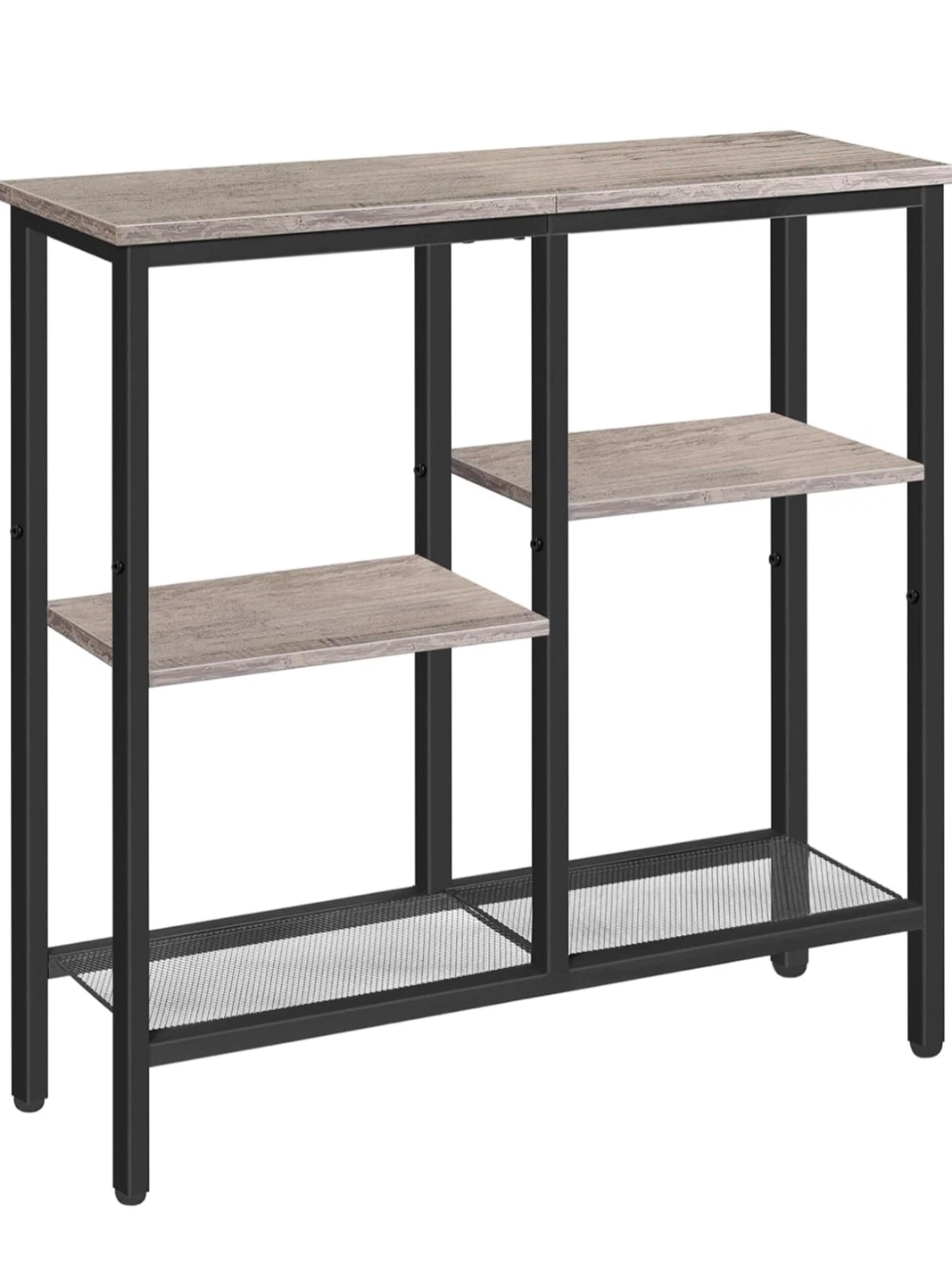 NEW 3-Tier Console Table with Shelves