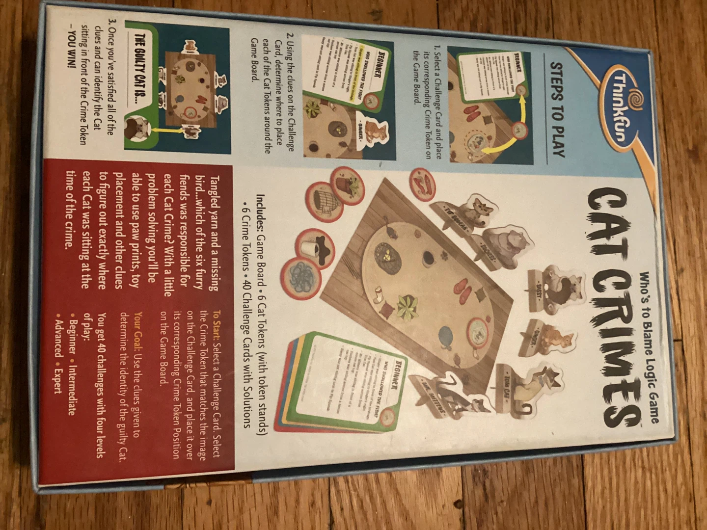 ThinkFun Cat Crimes Who's to Blame Logic Game - photo 2