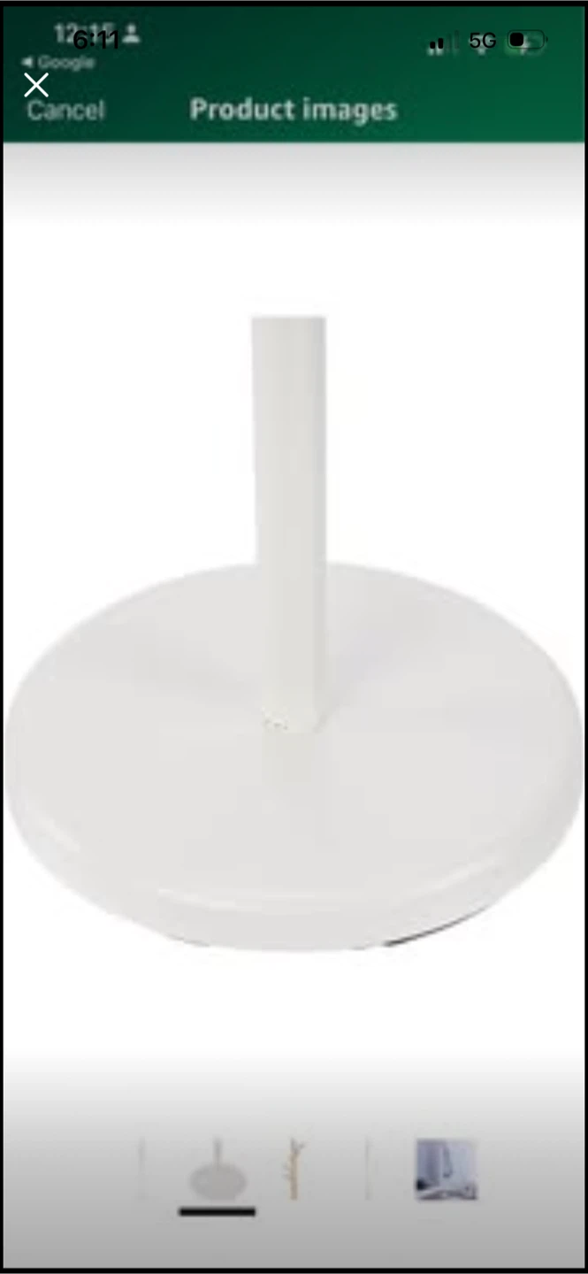 New Amazon Basics Standing Metal and Wood Coat and Hat Rack - photo 4