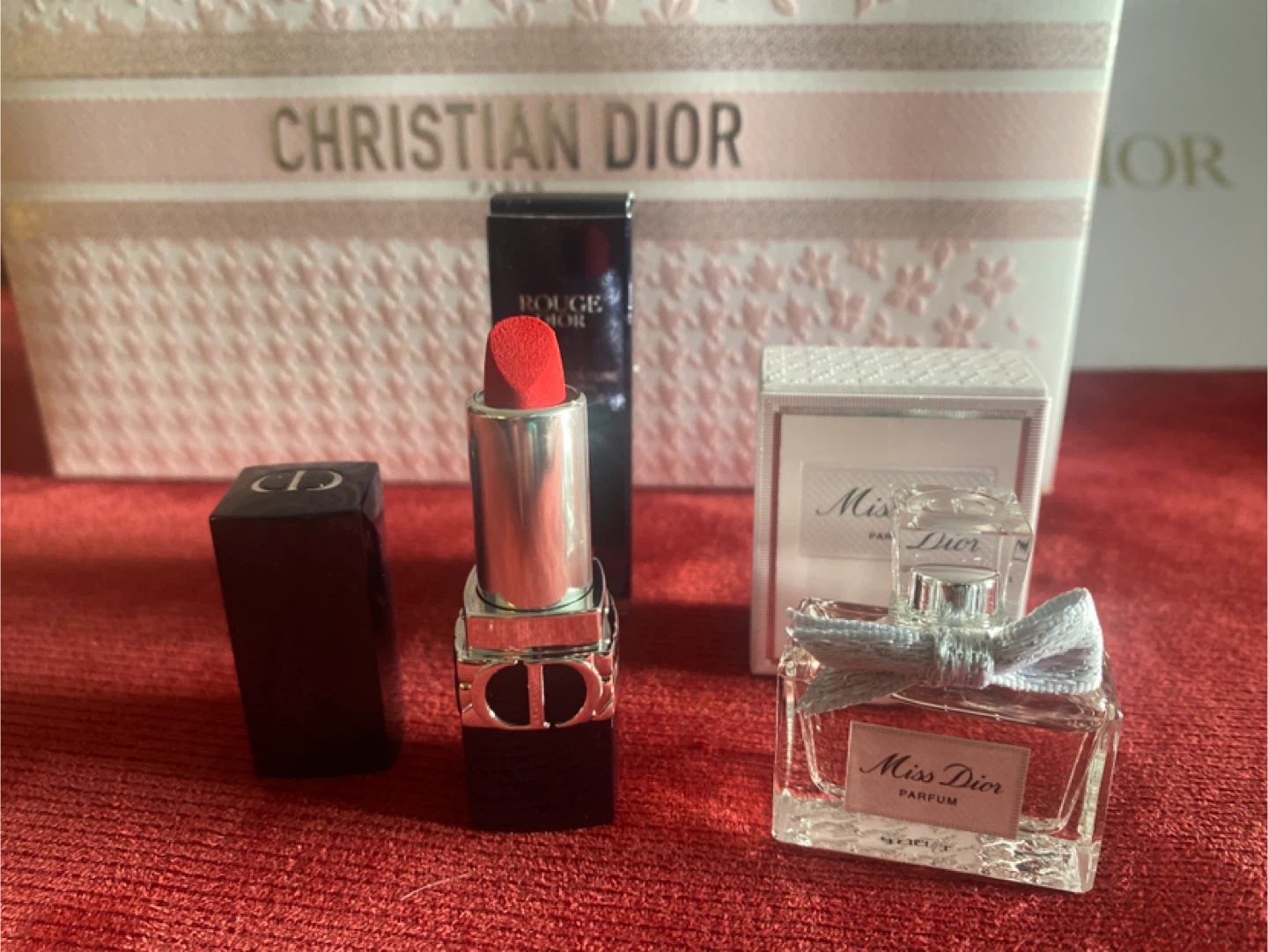 Dior Rouge Dior Lipstick mini & Miss Dior Perfume mini - photo 2