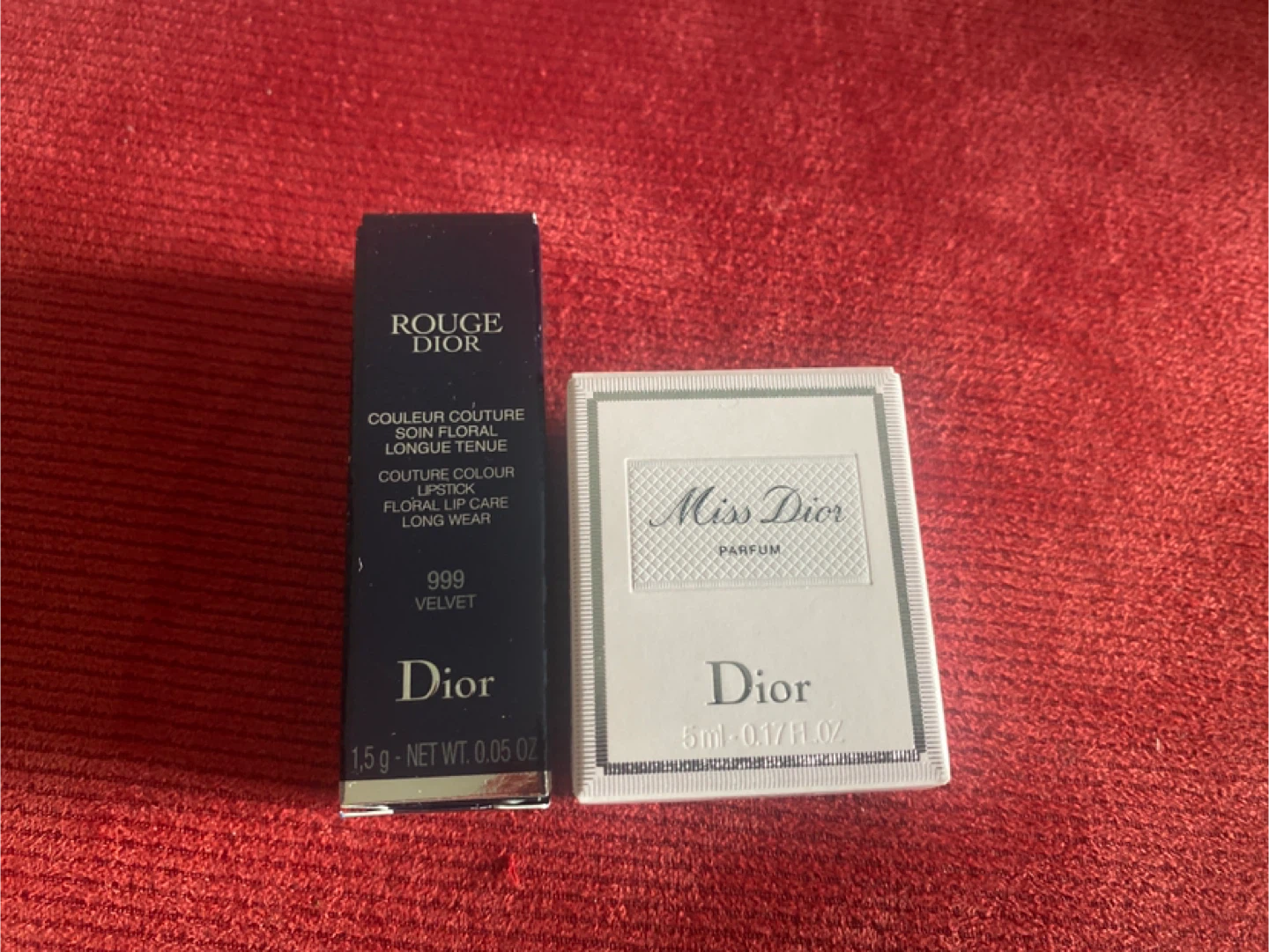Dior Rouge Dior Lipstick mini & Miss Dior Perfume mini - photo 3