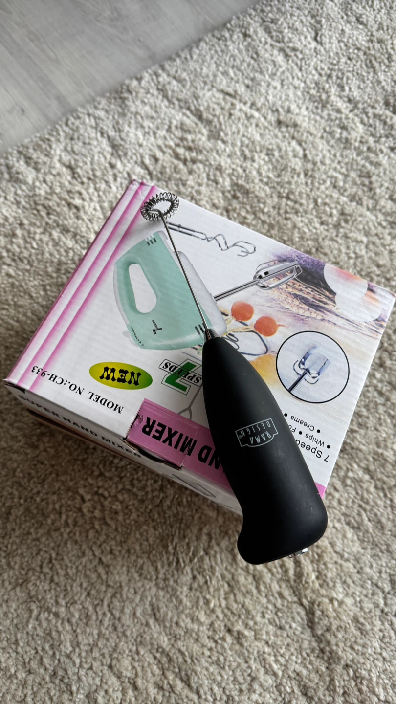 Handheld Electric Milk Frother, Portable - photo 2