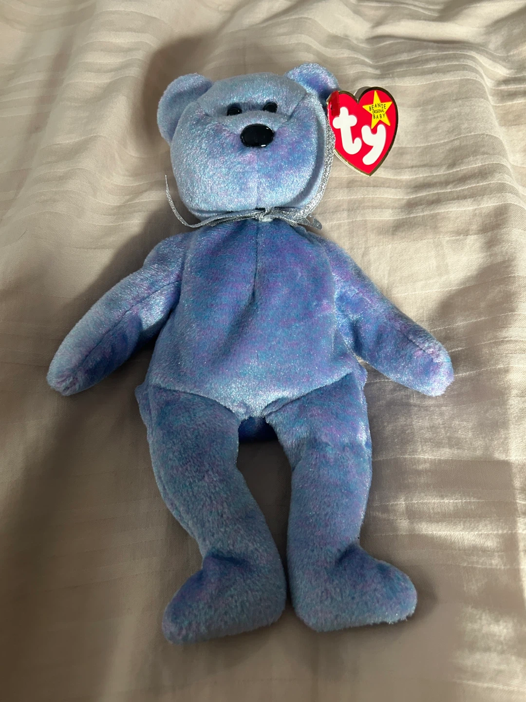 Retired Vintage Ty Beanie Baby Clubby II Bear (special edition)