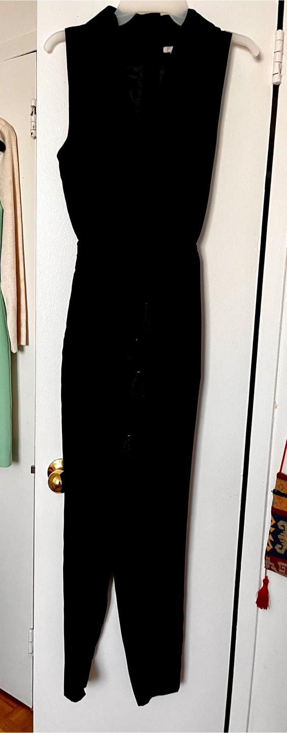 Black Sleeveless Jumpsuit from H&M size 6 - photo 5