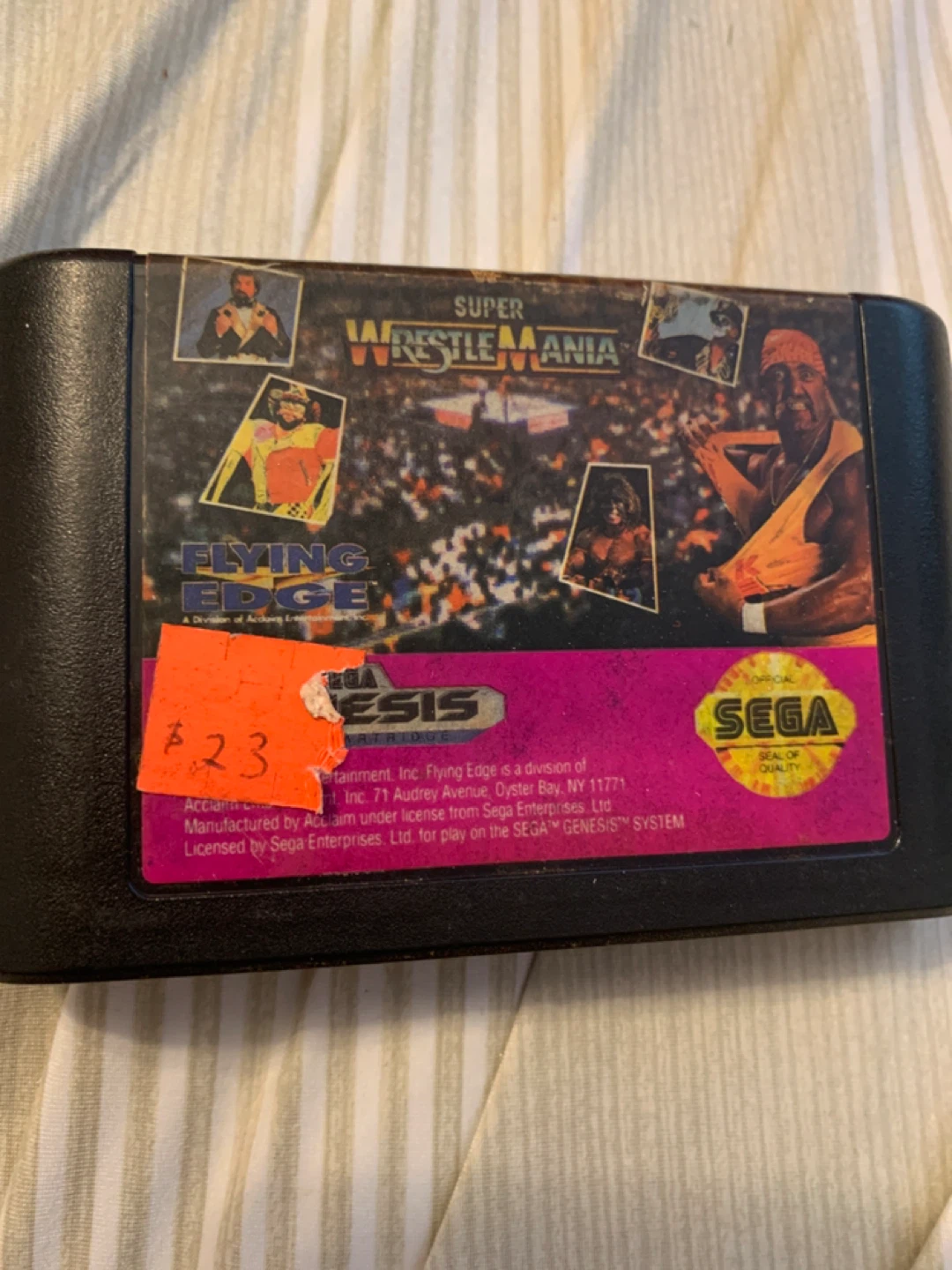 Super WrestleMania: Flying Edge Sega Genesis Game