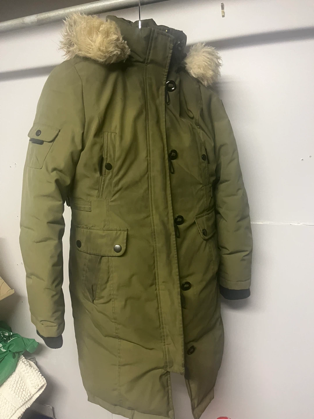 Downfilled Green Glacial Terrain Gear Parka Jacket - photo 2