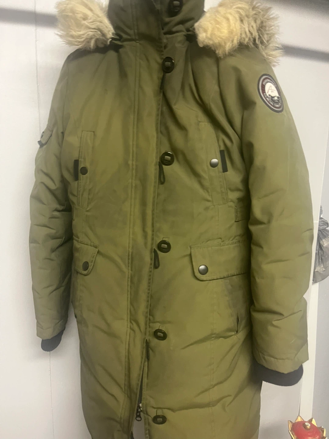 Downfilled Green Glacial Terrain Gear Parka Jacket - photo 3