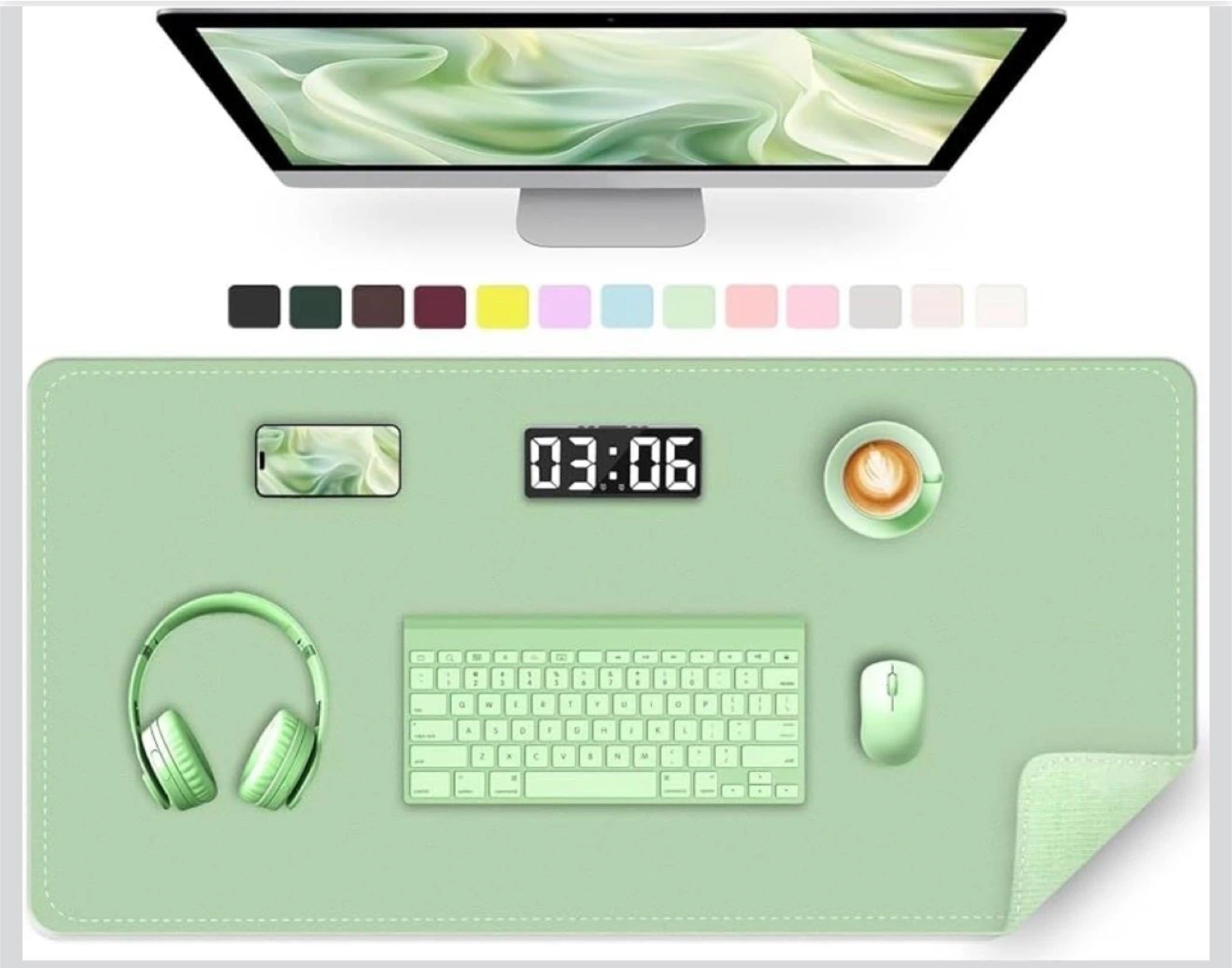 Non-Slip Desk Pad, 47x24” Large Mouse Pad,