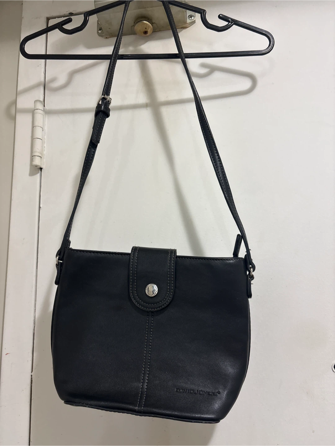 David Jones Black Shoulder Bag