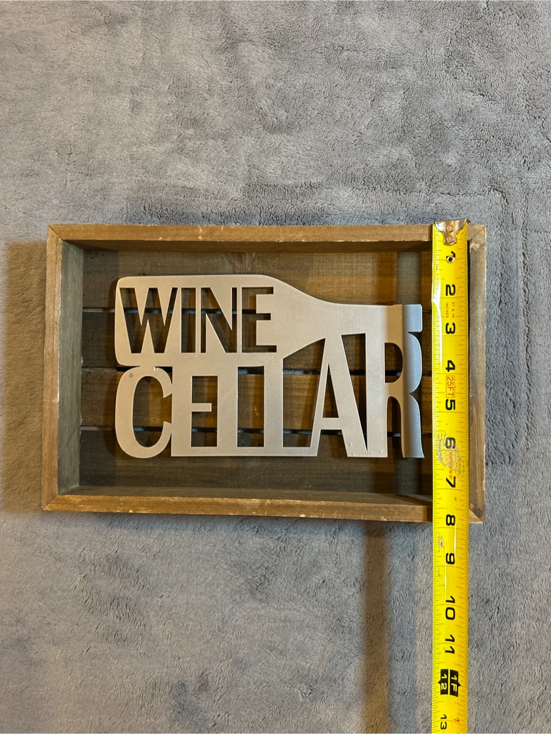 Wooden "Wine Cellar" Wall Decor Sign - photo 4