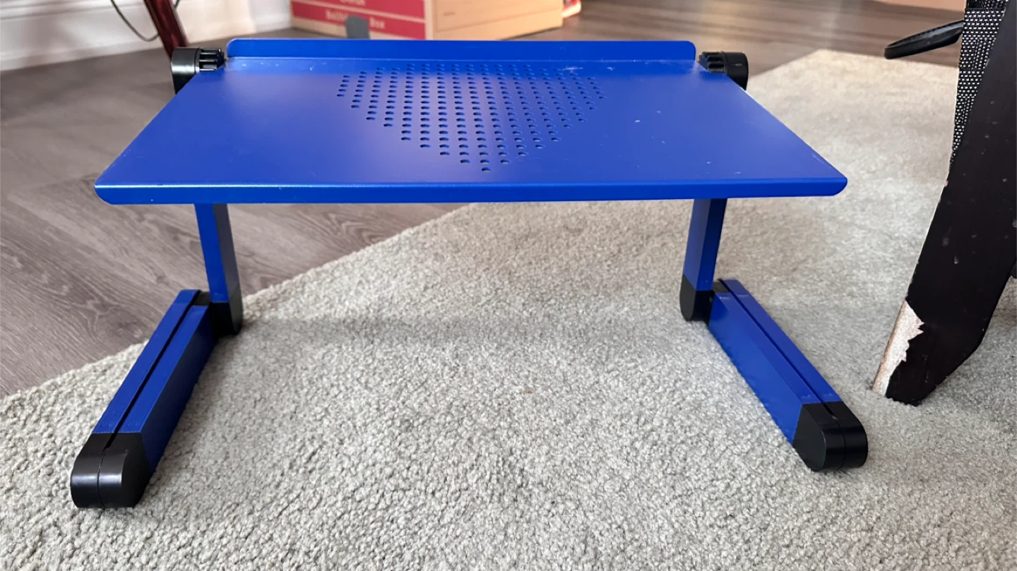 Blue Adjustable Laptop Desk Stand - photo 3