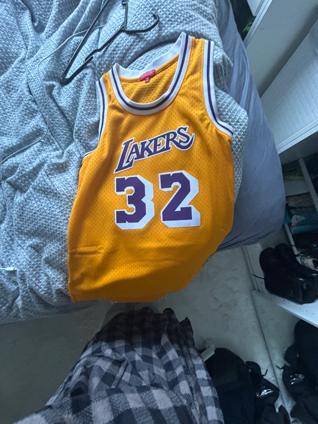 NBA Lakers Magic Johnson Jersey - photo 4