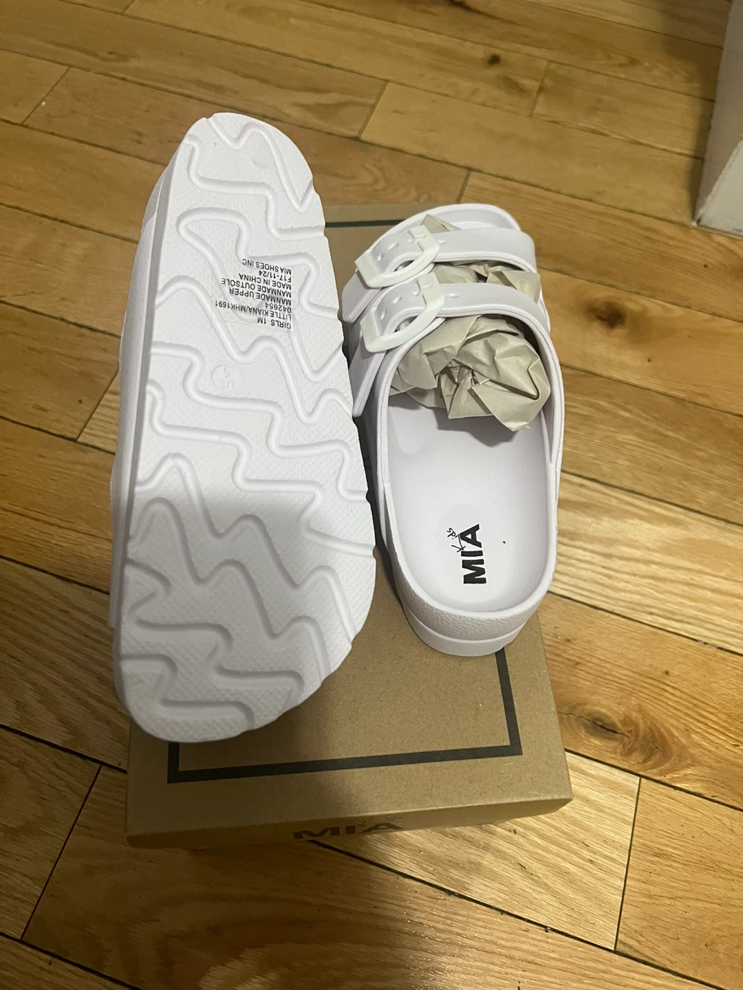 MIA Little Kiana EVA Slides - White - photo 2
