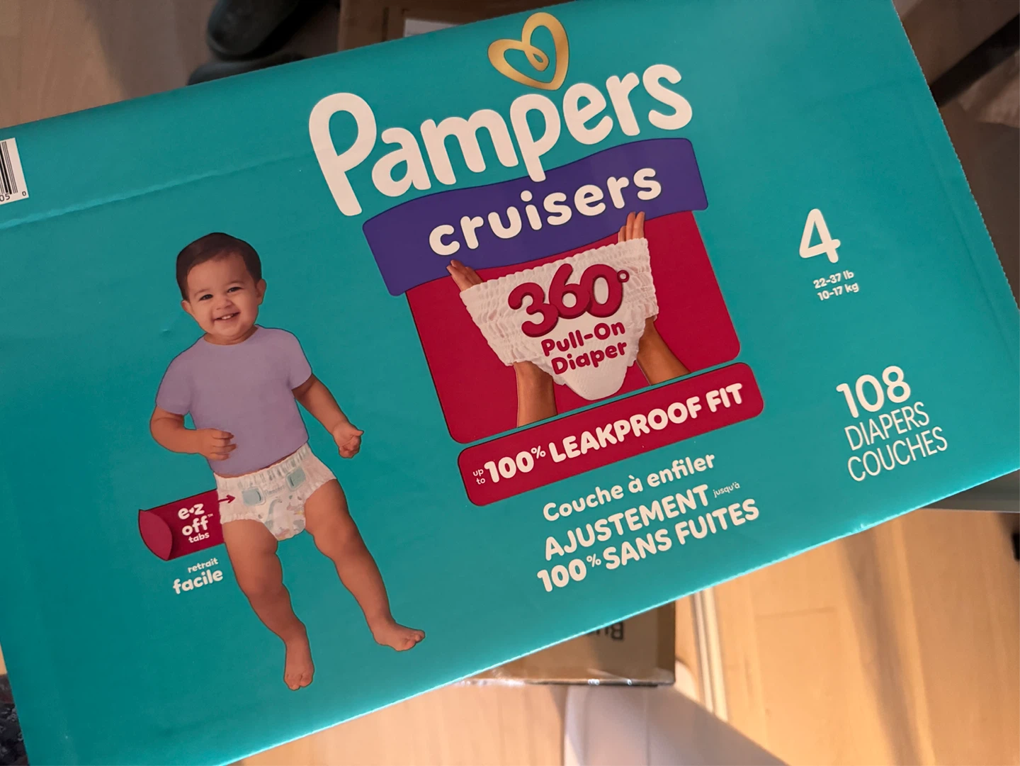 Pampers Cruisers Size 4 Pull-On Diapers - 108 Count