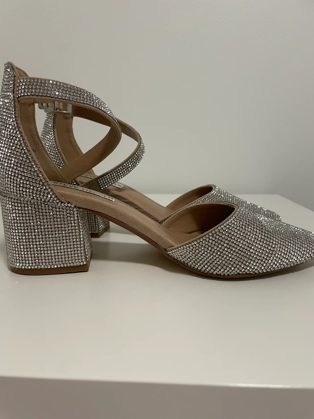 Steve Madden Glitter Heels with Ankle Strap - photo 2