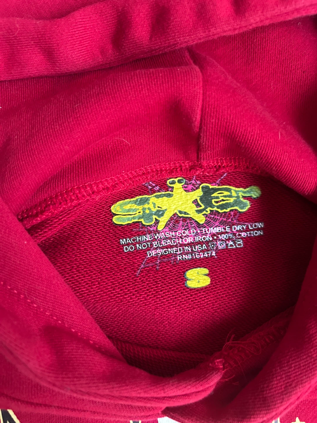 Sp5der Hoodie Red - photo 3