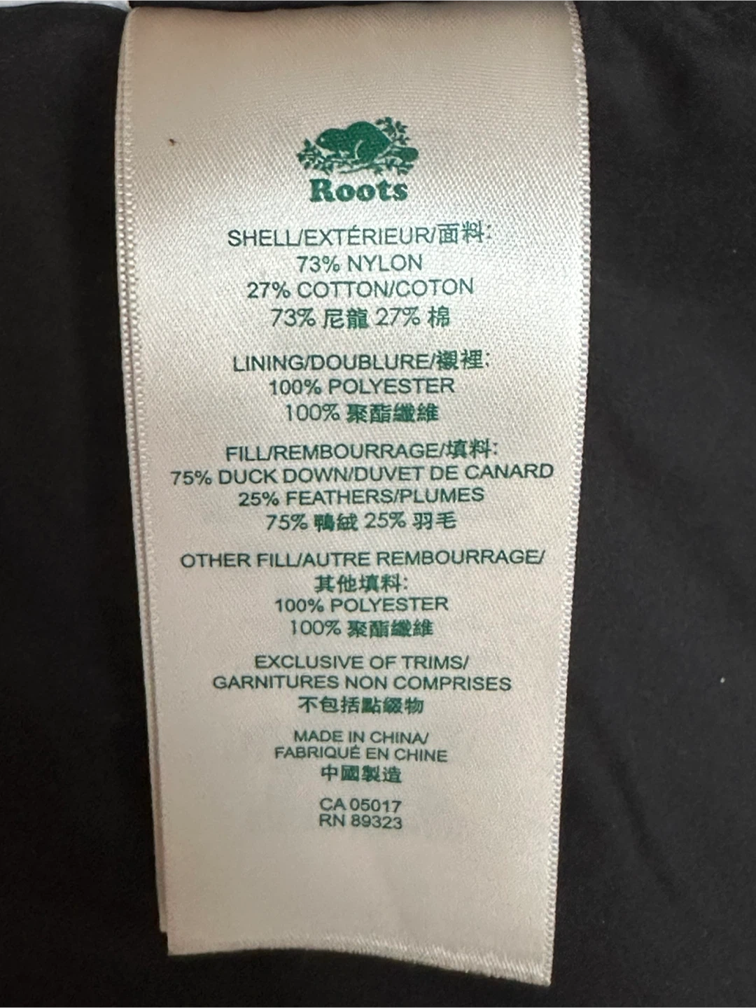 Roots Canada Black Parka Coat with Fur Hood - photo 4
