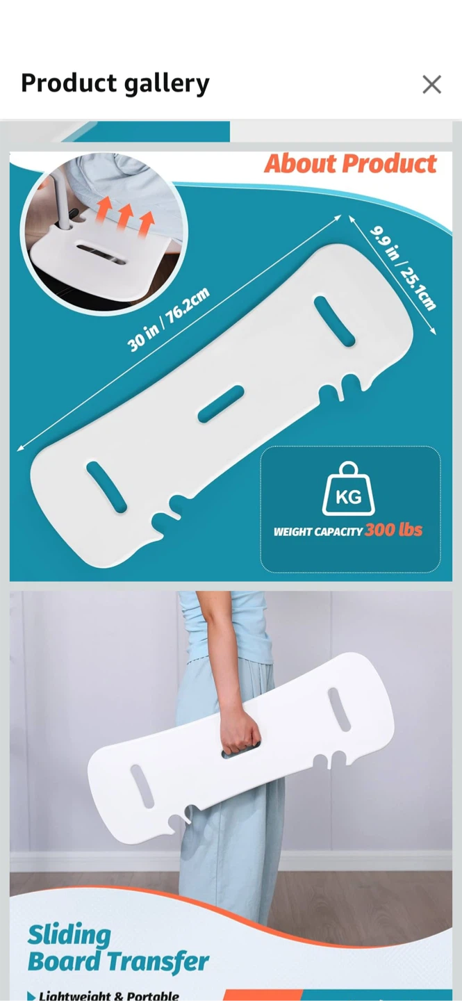 New New Slide Transfer Board, Slide Board for Wheelchair - photo 3