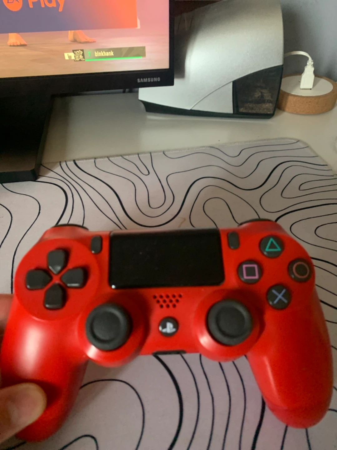 Red PlayStation 4 DualShock 4 Controller - photo 3