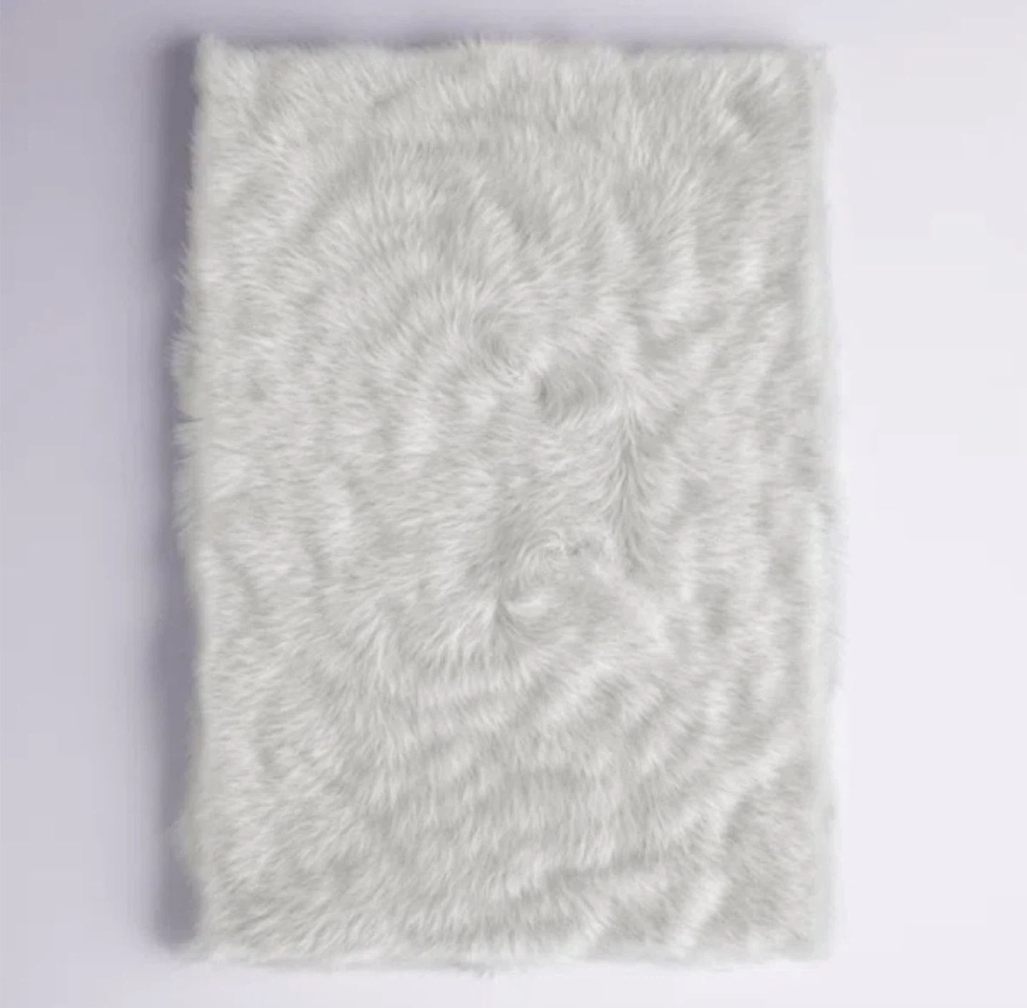 6’x9’ Never Used White Fluffy Rug - photo 4