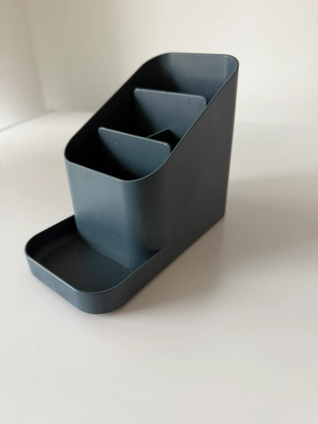 Grey / Blue Desk Organizer Tray