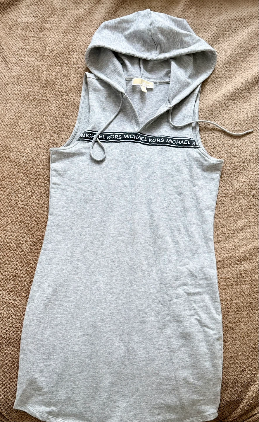Michael Kors Grey Sleeveless Hoodie Dress - photo 2