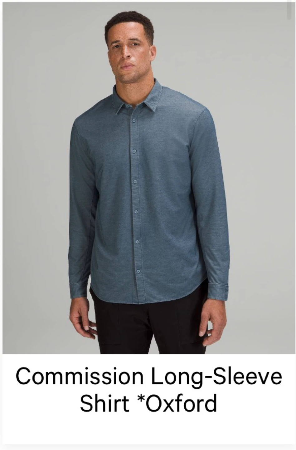 Lululemon Commission Long-Sleeve Oxford Shirt