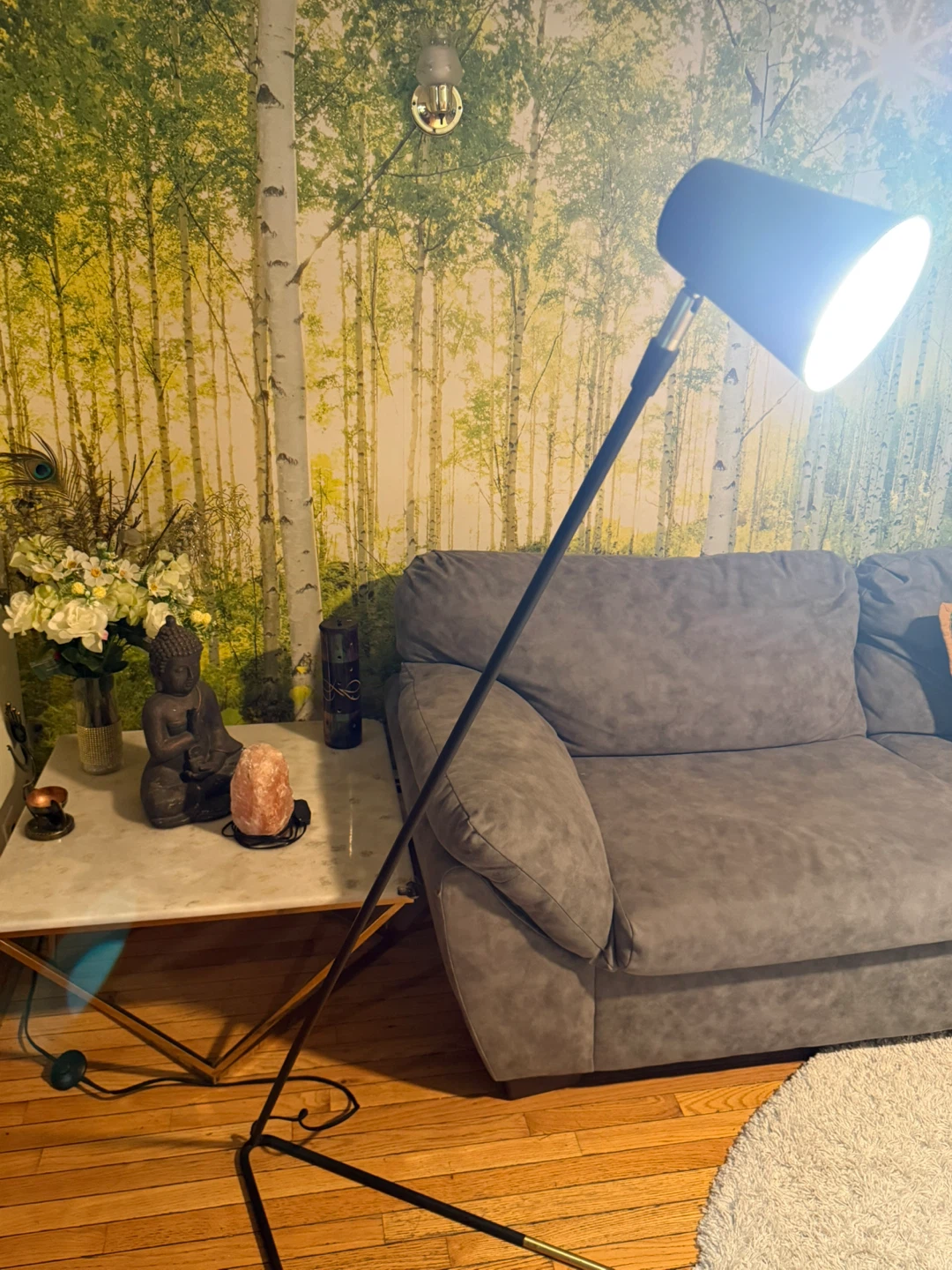Modern Black Tripod Floor Lamp – Mid Century Style - photo 3