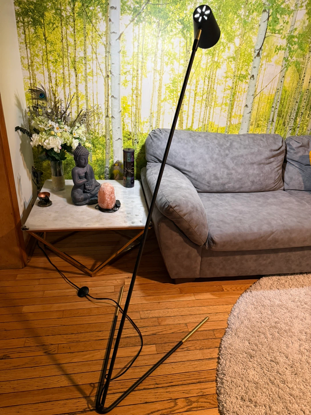 Modern Black Tripod Floor Lamp – Mid Century Style - photo 5