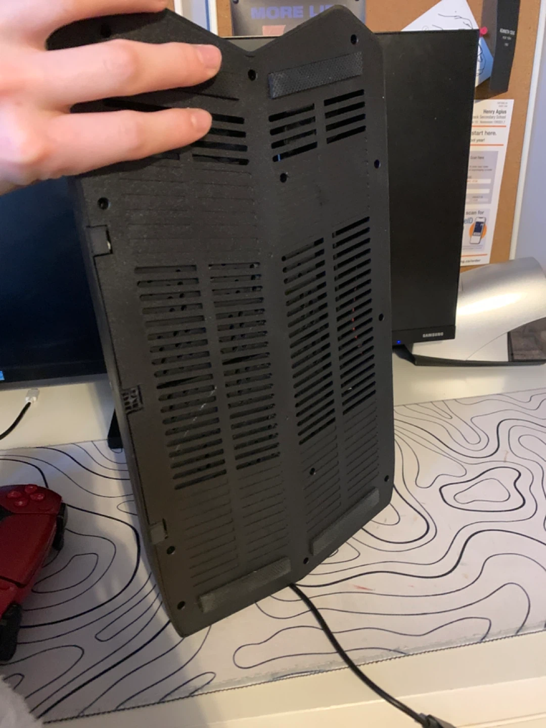Black Ps5 Cooling And Charging Stand - photo 2