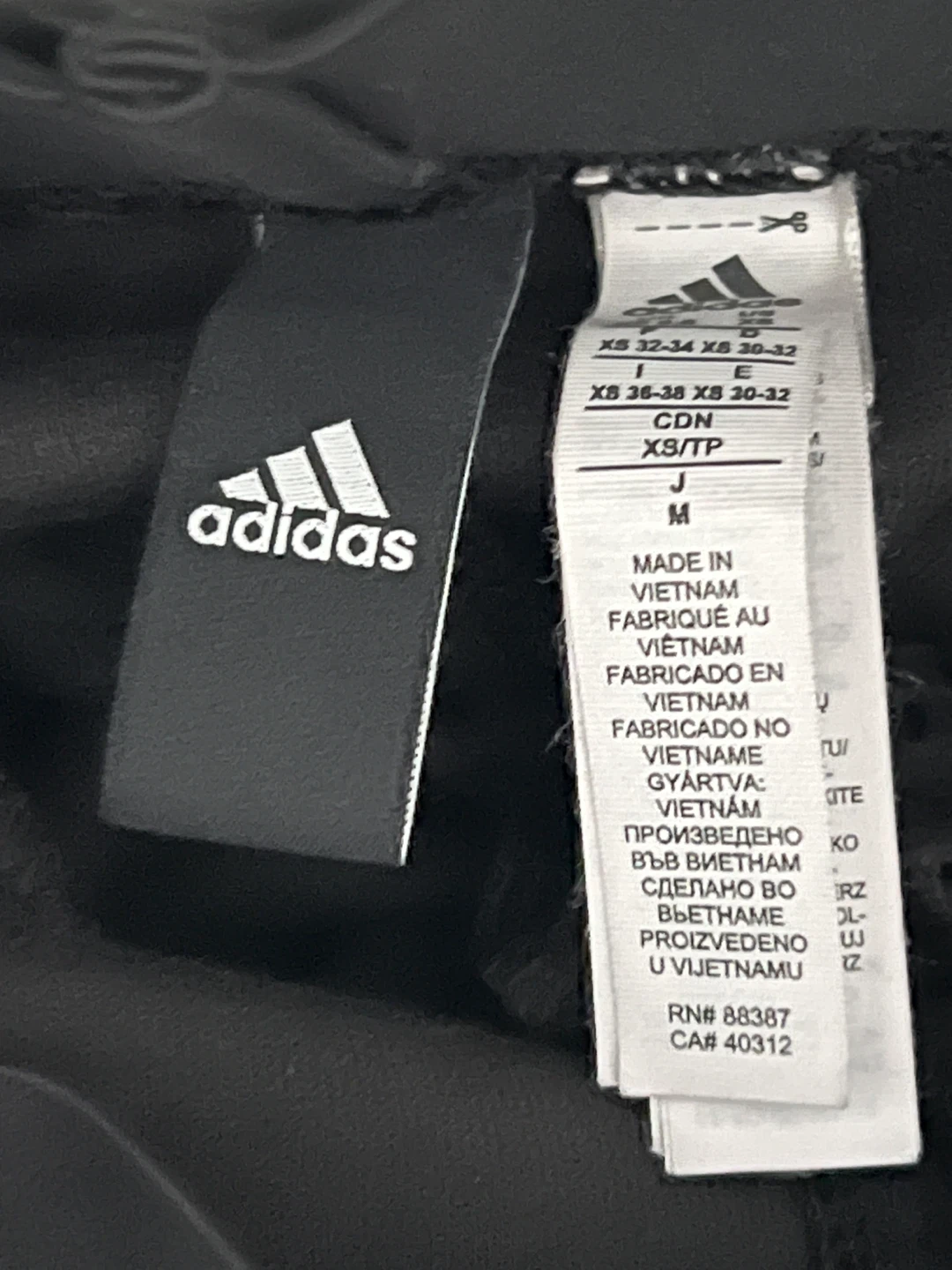 Adidas Joggers - Black - Size XS - photo 3