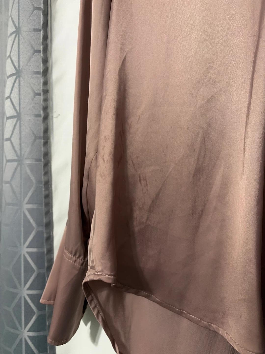 Satin Button-Up Blouse - photo 2