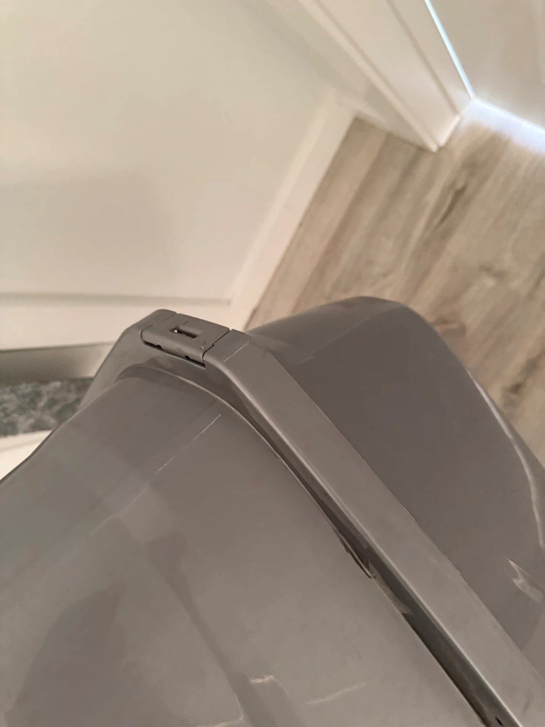 Corner Litter Box with lid In Grey - photo 5