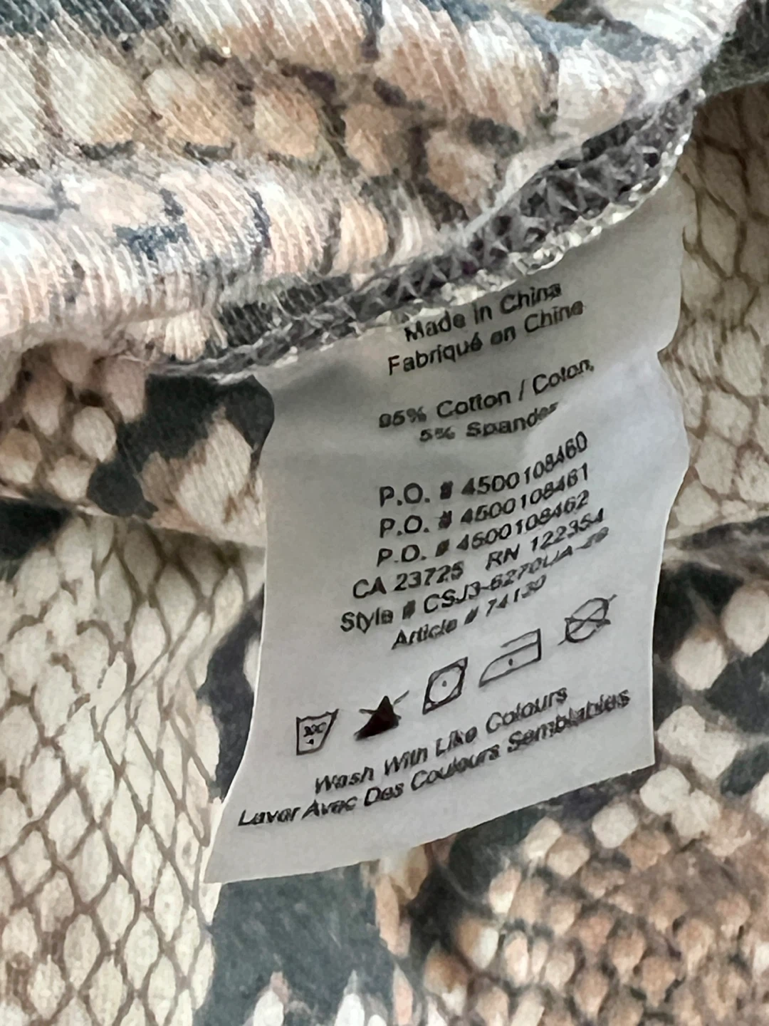 Tna XS Snake Print Leggings (read description) - photo 4