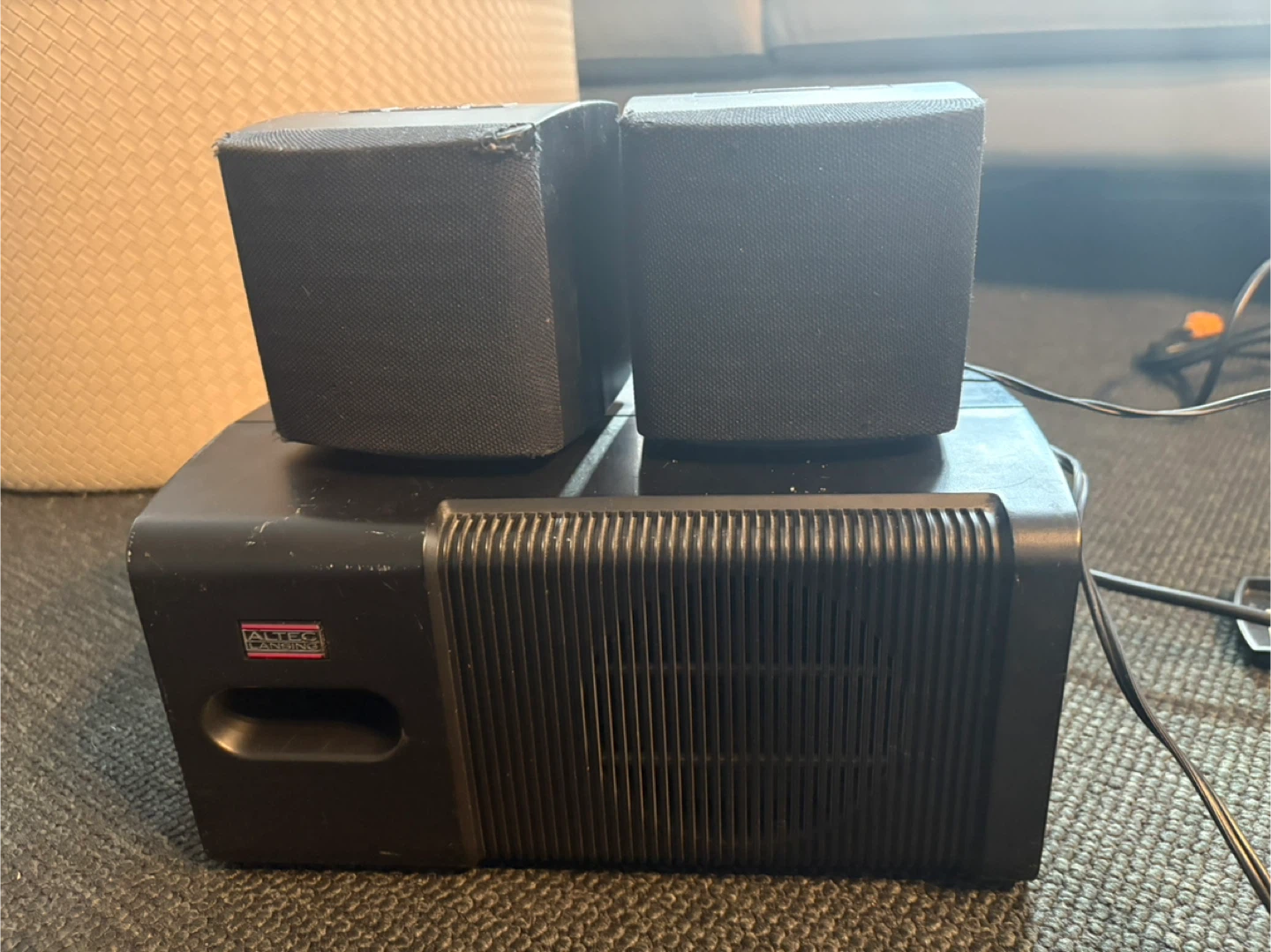 Vintage Altec Lansing Powered Speaker with Subwoofer - photo 2