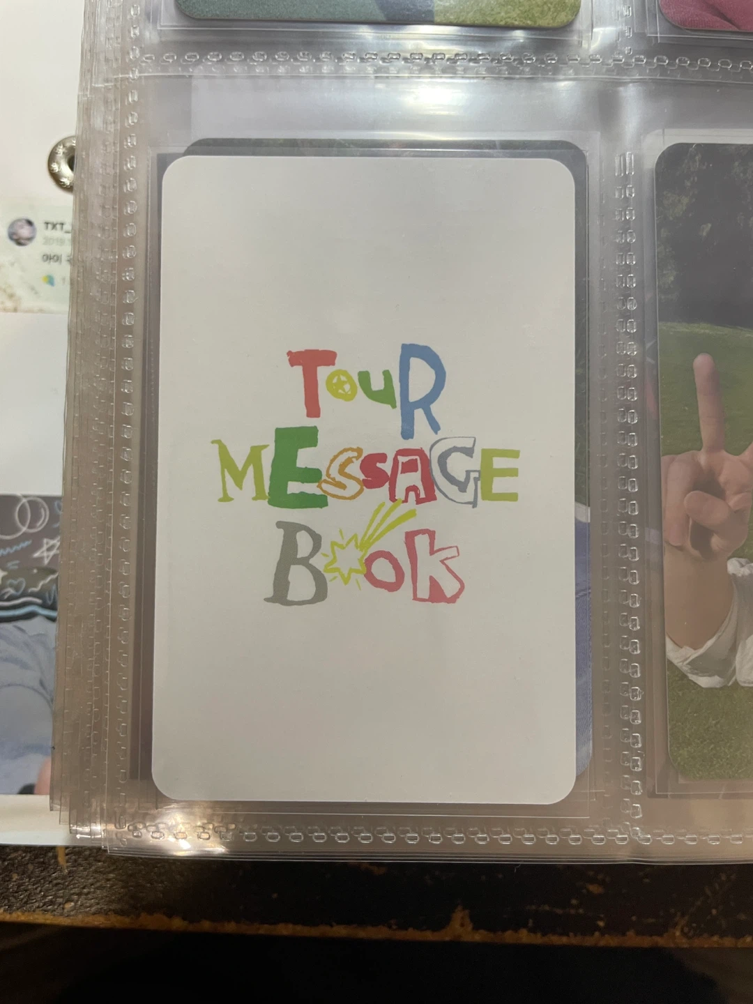 TXT - Tour Message Book Photocard set Kpop (5 for $25) - photo 3