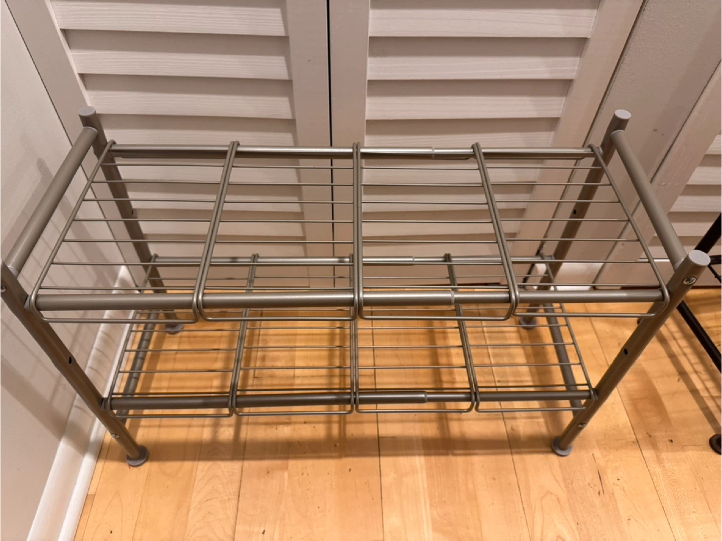 2-Tier Metal Wire Bathroom Storage - photo 4
