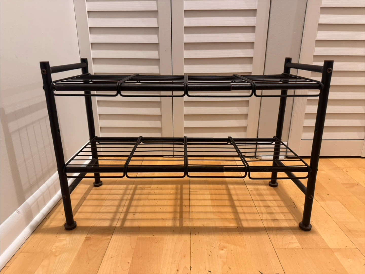 2-Tier Metal Wire Bathroom Storage