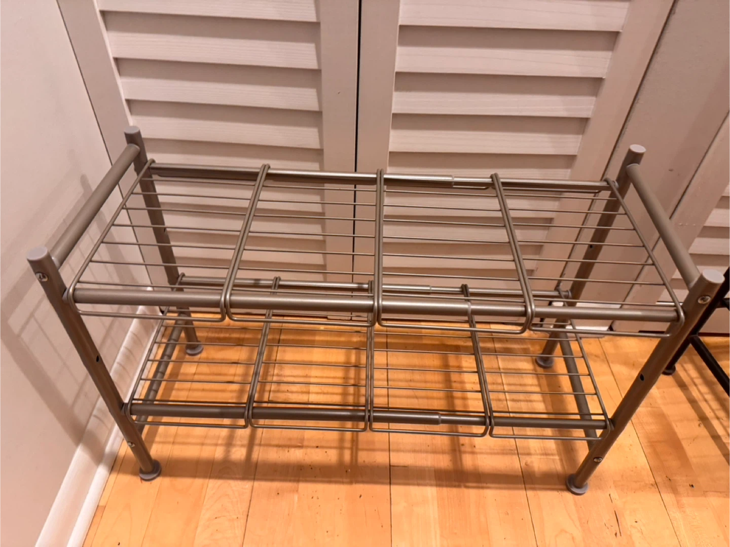 2-Tier Metal Wire Bathroom Storage - photo 3