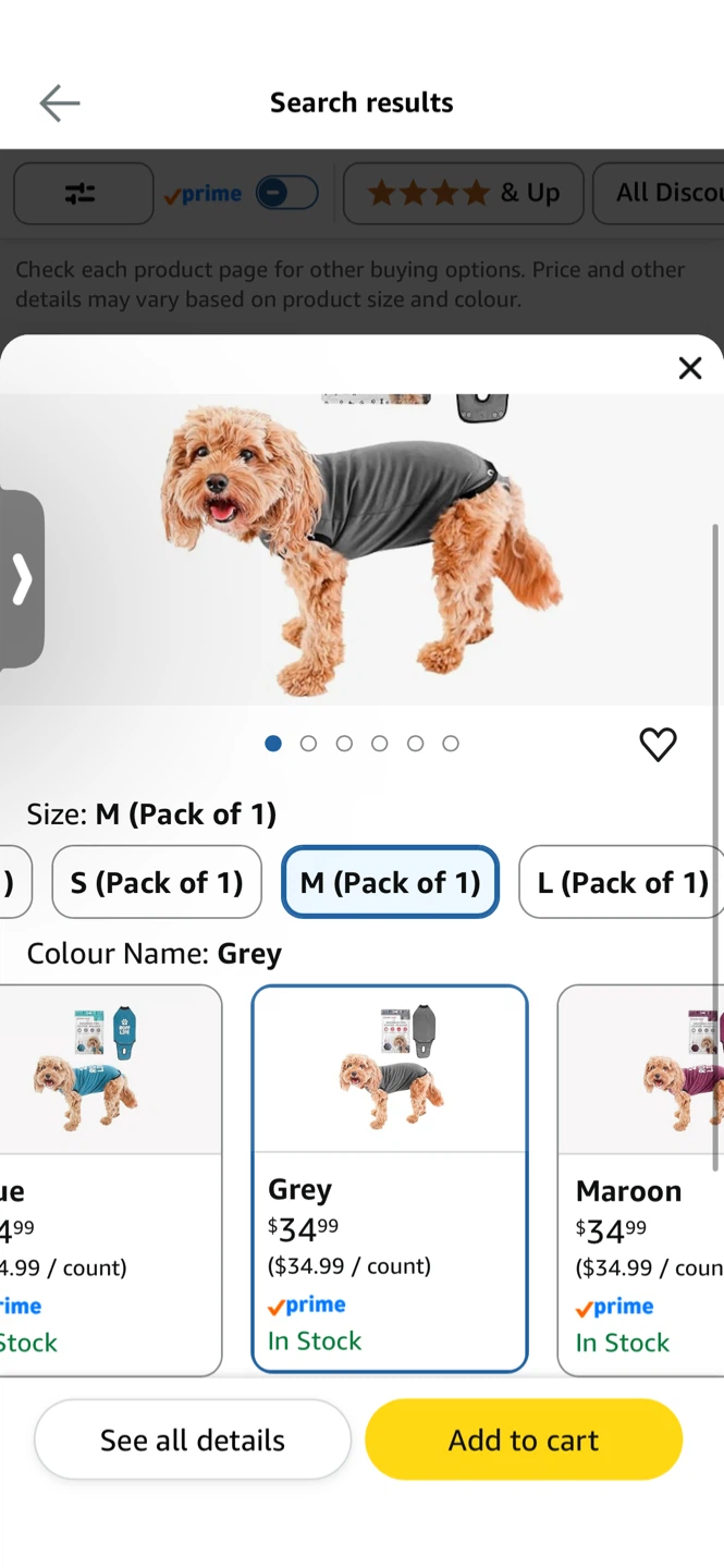Dog Surgical Suit-Medium - photo 4