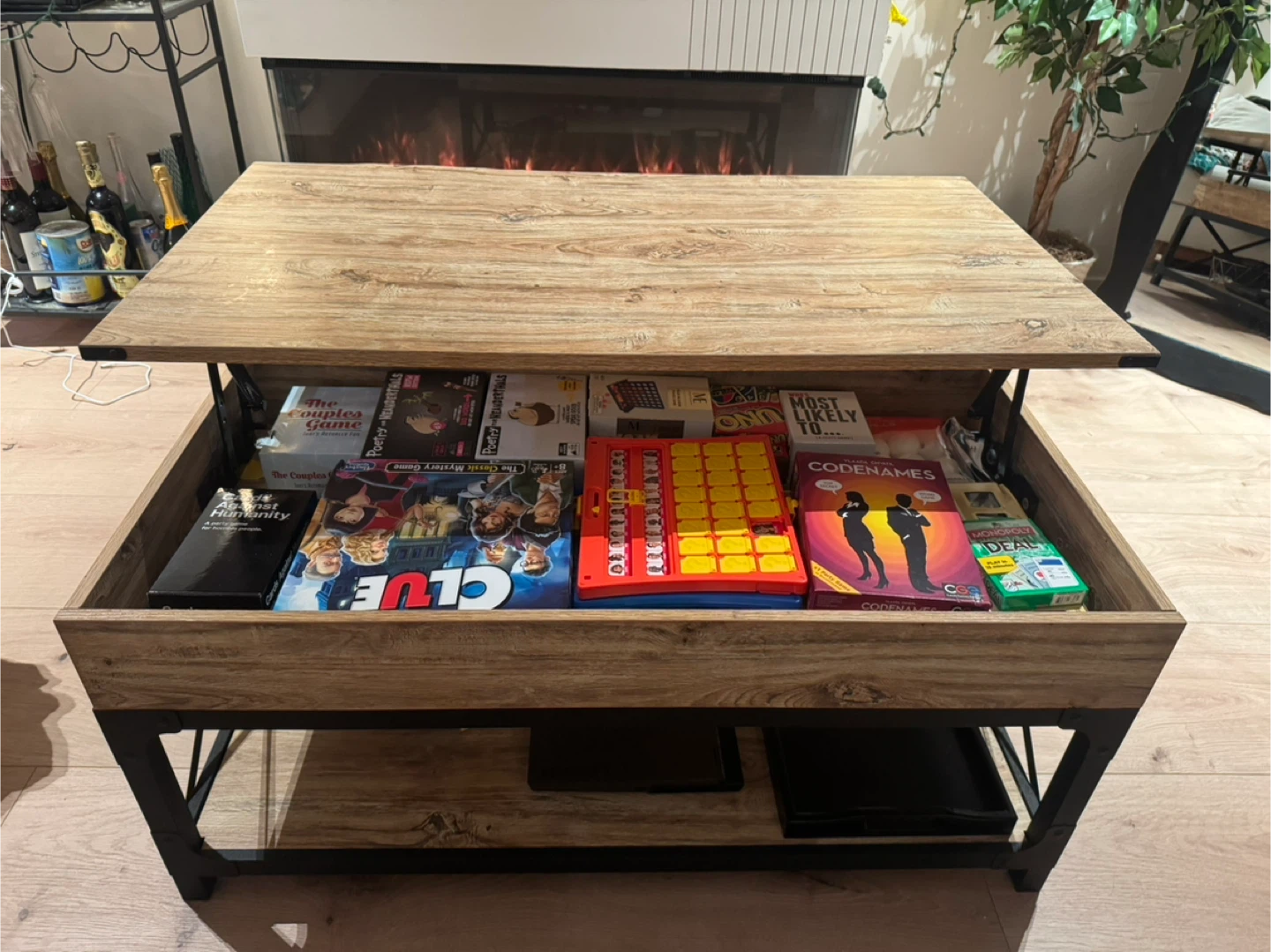 Coffee table with storage - photo 3